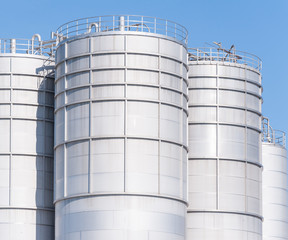 Chemical plant, containers