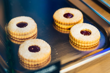 Jam filled cookies