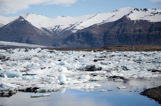 Island-Südküste
Gletscherlagune 
Jökulsarlon
