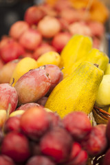 Fresh date fruits on display