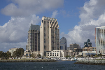 San Diego Bay and City View near Seaport Village and Convention Center