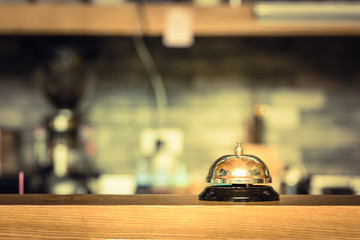 Bell on counter