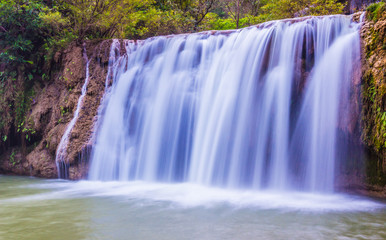 Fototapeta premium beautiful waterfalls the 'Tee lor su' in Thailand