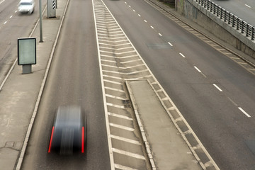 Road, top view