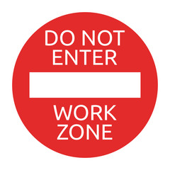 Do not enter warning