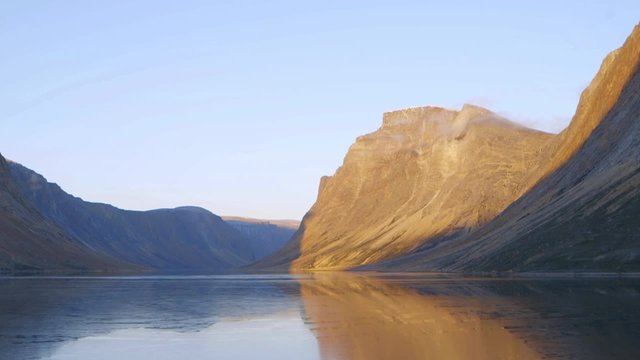 Torngat Mountains, Newfoundland & Labrador, Canada. Slow Motion