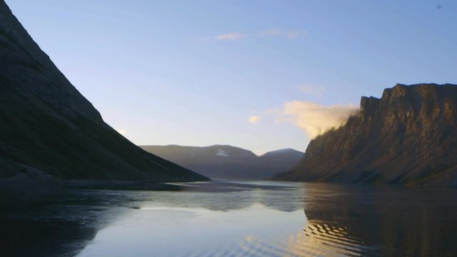 Torngat Mountains, Newfoundland & Labrador, Canada. Slow Motion