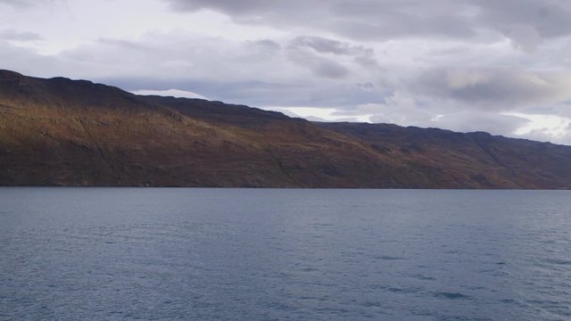 View of Greenland, Fjord.