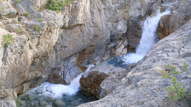 Mountain runoff in Torngat Mountains.