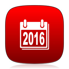 new year 2016 icon