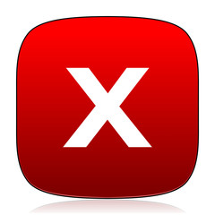 Obraz premium cancel icon