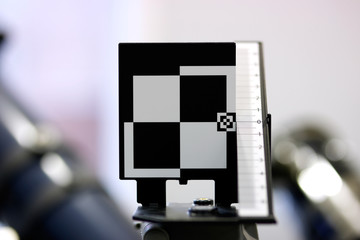 Test target for checking camera lens