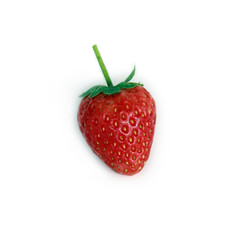 Fresh red ripe strawberries isolated