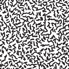Black and white seamless hand drawn texture designs for backgrounds, vector illustration patterns.
