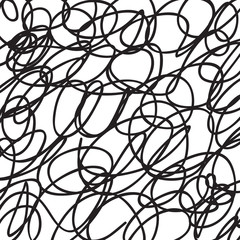 Hand drawn ink line texture. Abstract background pattern, vector illustration.