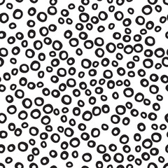 Seamless patterns. Modern stylish ink texture. Cute hand drawn endless pattern background for your design.