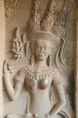 Apsara in Angkor Wat Cambodia