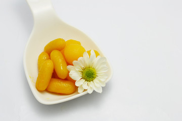 Thai sweet dish from eggs