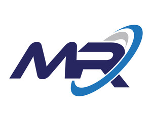MR Letter Swoosh Logo