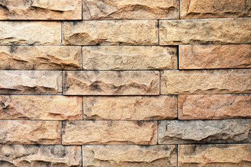 Modern stone brick wall background. Stone texture