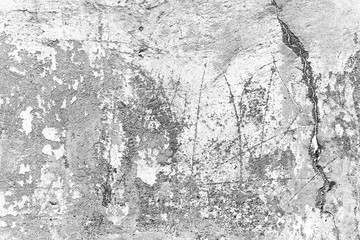 Wall fragment with attritions and cracks