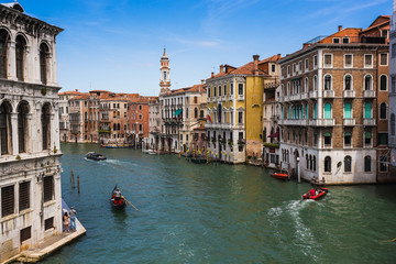 Fototapeta na wymiar Grand Canal in Venice Italy