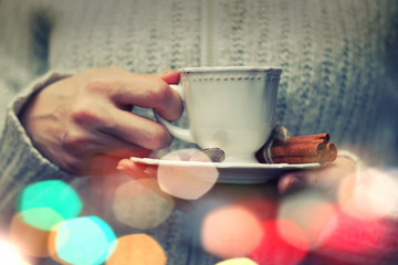 coffe cup hand