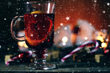 christmas grog orange cinnamon sugar