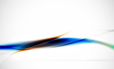 Wave abstract background. Business hi-tech presentation template or advertising layout