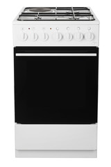 White gas stove isolated on a white background