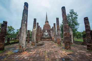 Sukothai historical park, Unesco world heritage, Thailand.