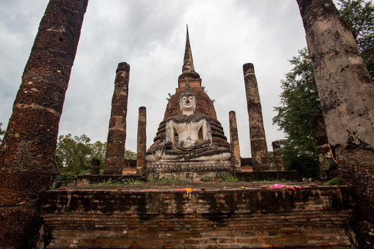 Sukothai historical park, Unesco world heritage, Thailand.