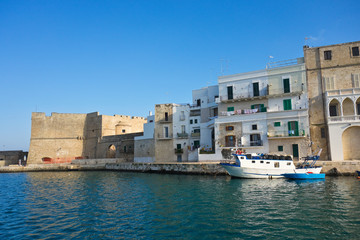 Panoramic view of Monopoli. Puglia. Italy.