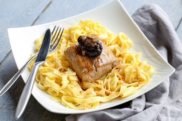 filet mignon de porc et tagliatelles 5