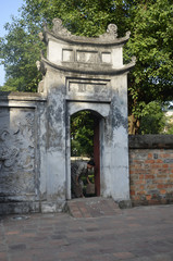 Fototapeta na wymiar Temple de la littérature à Hanoi