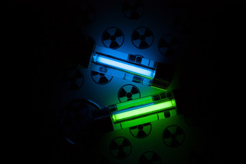 Radioactive glow (GTLS - gaseous tritium light source)