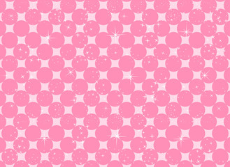 キラキラ　デコレーション　ドット背景