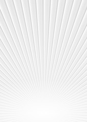 Naklejka premium 3D White Rays. Abstract Vector Background