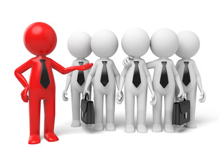 The 3D guy is the leader of the team