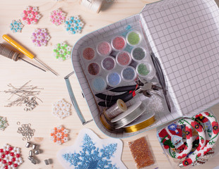 Set for beading