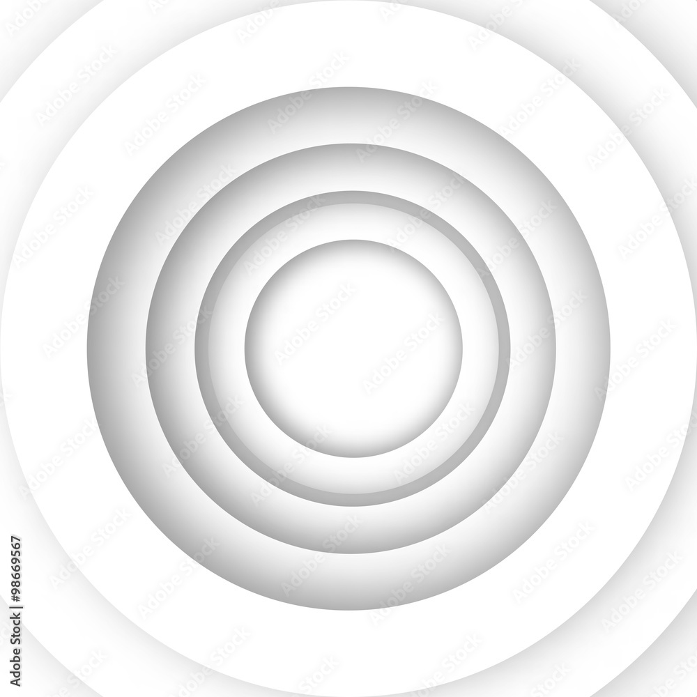 Fototapete Abstract background consisting of a circle with shadow.Vector