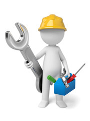 The 3D guy is a mechanic