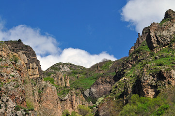 Fototapeta na wymiar Mountain slope in Armenia