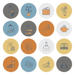 Business and Finance Icon Set