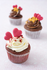 valentine cupcake