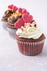 valentine cupcake