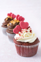 valentine cupcake