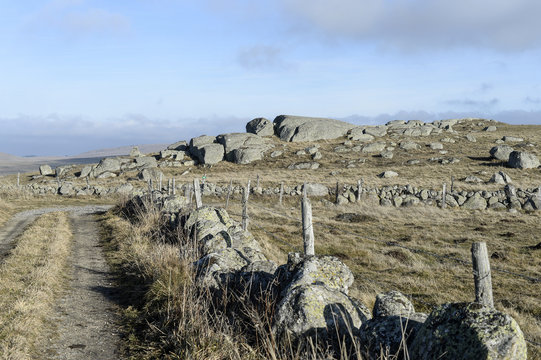 paysages d'aubrac, loz&egrave;re et aveyron
