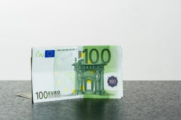 Pieniądze 100 Euro - obrazy, fototapety, plakaty