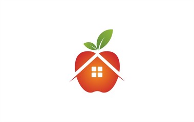 apple home vector logo